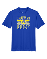 Caldwell HS Golf Stamp - Youth Performance Shirt
