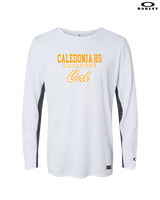 Caledonia HS Boys Lacrosse Block - Mens Oakley Longsleeve