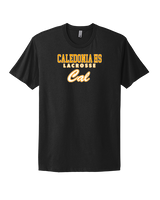 Caledonia HS Boys Lacrosse Block - Mens Select Cotton T-Shirt