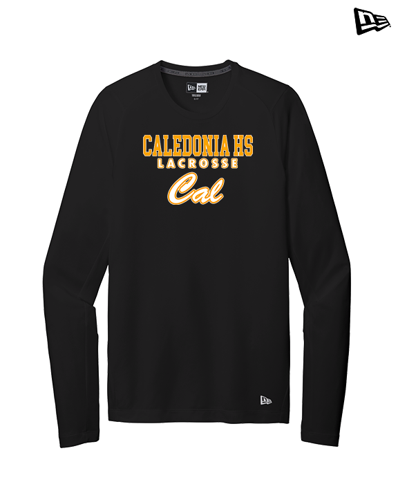 Caledonia HS Boys Lacrosse Block - New Era Performance Long Sleeve