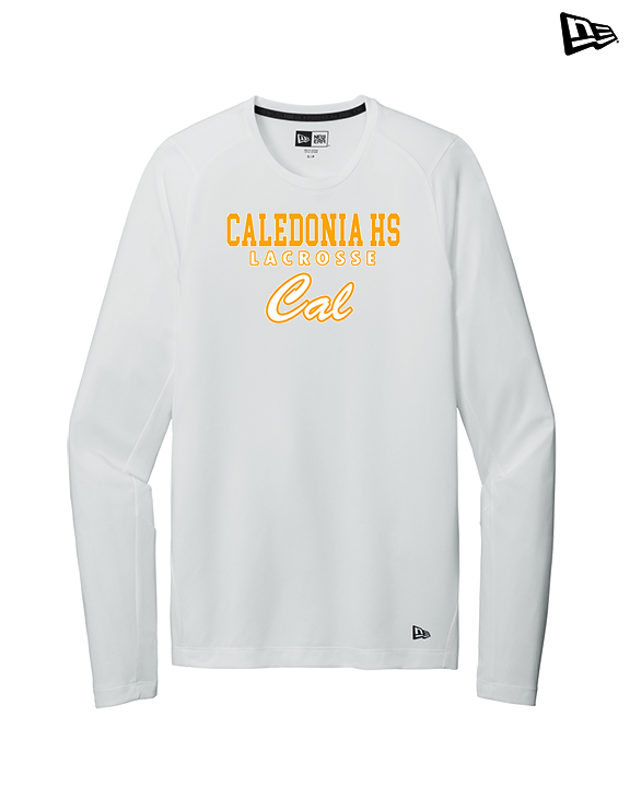Caledonia HS Boys Lacrosse Block - New Era Performance Long Sleeve