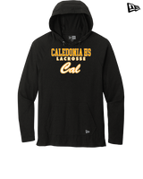 Caledonia HS Boys Lacrosse Block - New Era Tri-Blend Hoodie