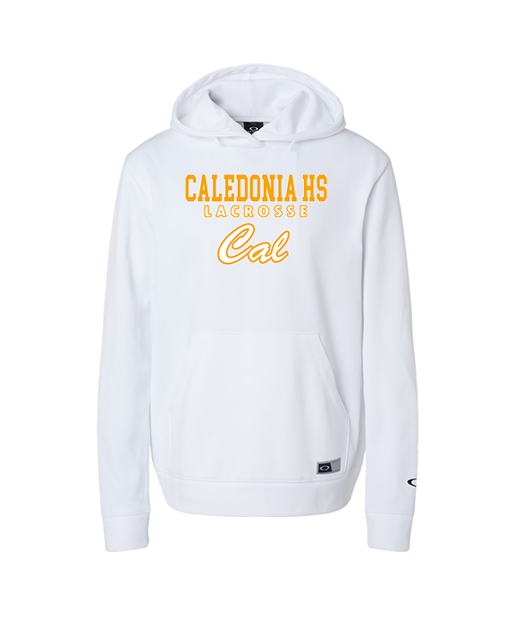 Caledonia HS Boys Lacrosse Block - Oakley Performance Hoodie