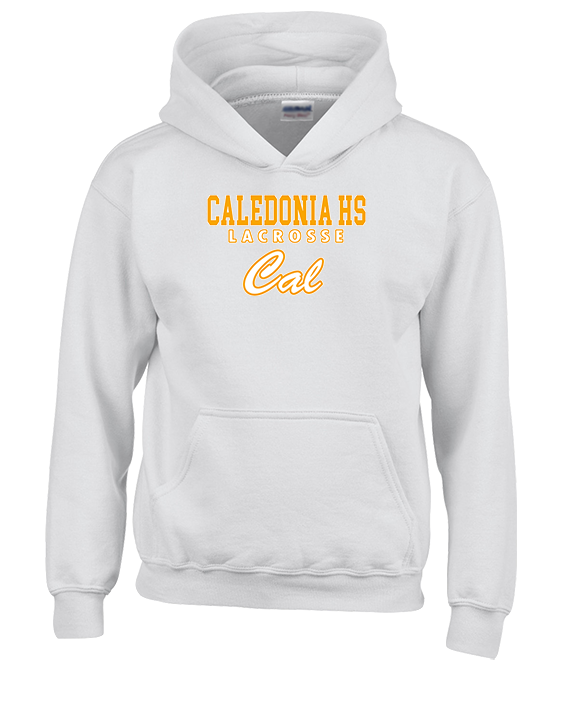 Caledonia HS Boys Lacrosse Block - Youth Hoodie
