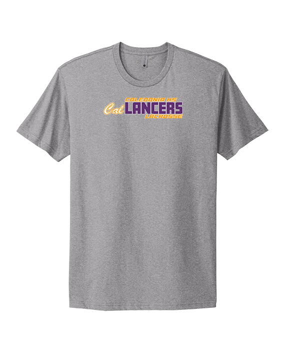 Caledonia HS Boys Lacrosse Bold - Mens Select Cotton T-Shirt
