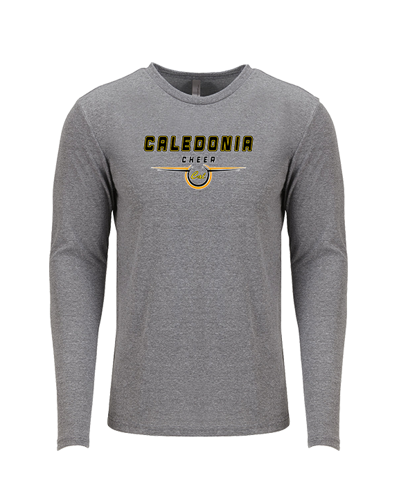 Caledonia HS Cheer Design - Tri-Blend Long Sleeve