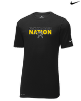 Caledonia HS Cheer Nation - Mens Nike Cotton Poly Tee