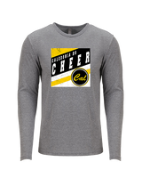 Caledonia HS Cheer Square - Tri-Blend Long Sleeve