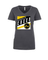 Caledonia HS Cheer Square - Womens Vneck