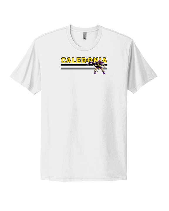 Caledonia HS Cheer Stripes - Mens Select Cotton T-Shirt