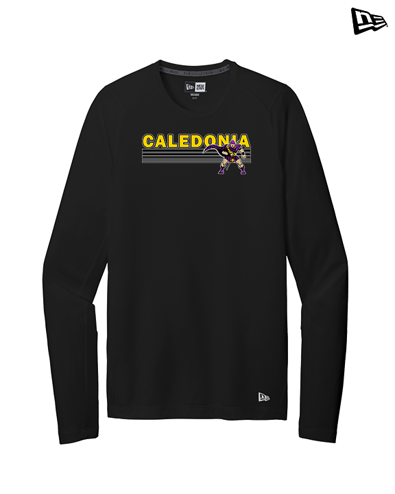 Caledonia HS Cheer Stripes - New Era Performance Long Sleeve