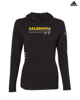 Caledonia HS Cheer Stripes - Womens Adidas Hoodie