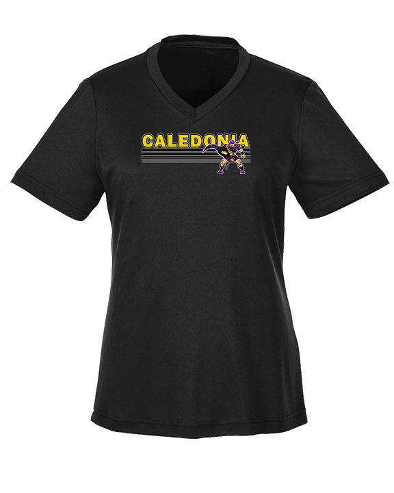 Caledonia HS Cheer Stripes - Womens Performance Shirt