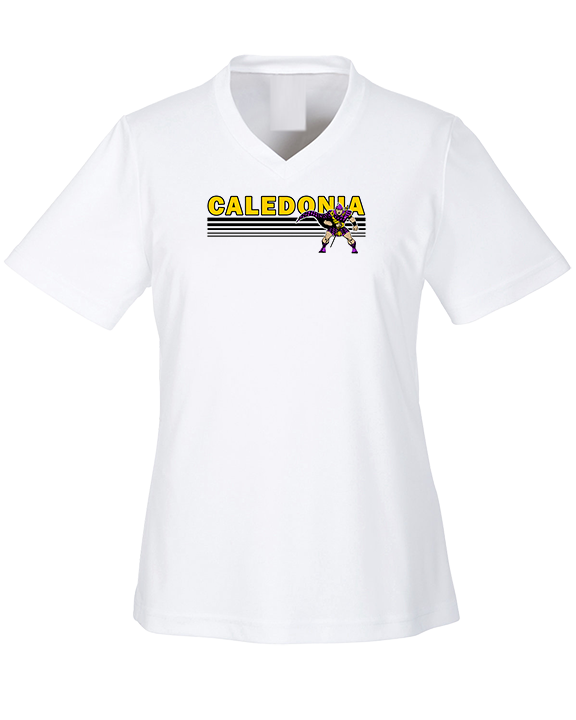 Caledonia HS Cheer Stripes - Womens Performance Shirt