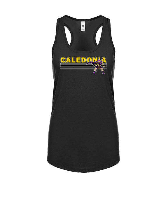Caledonia HS Cheer Stripes - Womens Tank Top