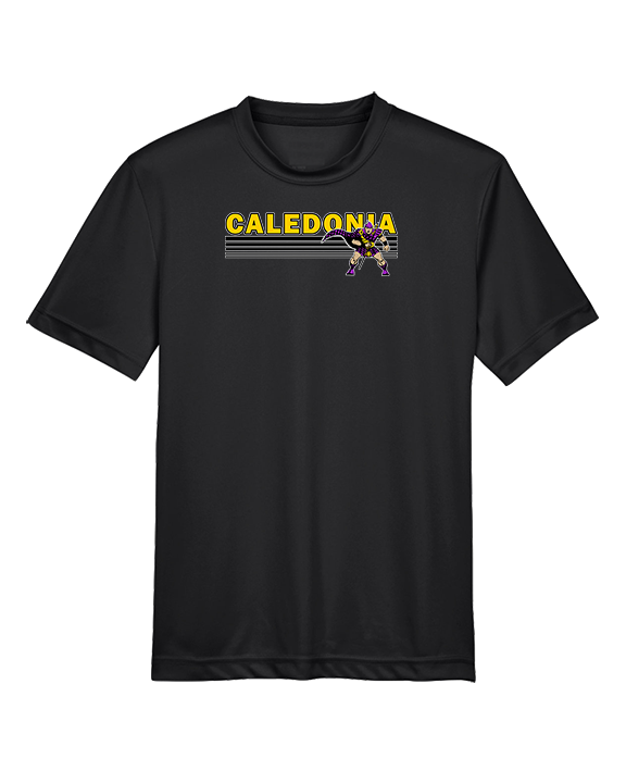 Caledonia HS Cheer Stripes - Youth Performance Shirt