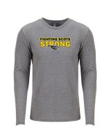 Caledonia HS Cheer Strong - Tri-Blend Long Sleeve