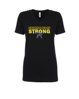 Caledonia HS Cheer Strong - Womens Vneck