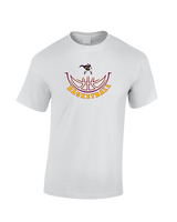 Caledonia HS Girls Basketball Outline - Cotton T-Shirt