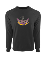 Caledonia HS Girls Basketball Outline - Crewneck Sweatshirt