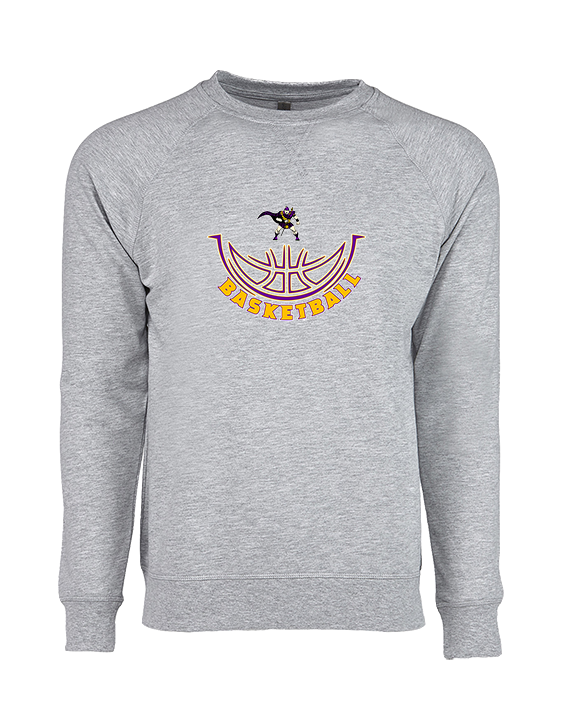 Caledonia HS Girls Basketball Outline - Crewneck Sweatshirt