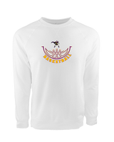 Caledonia HS Girls Basketball Outline - Crewneck Sweatshirt