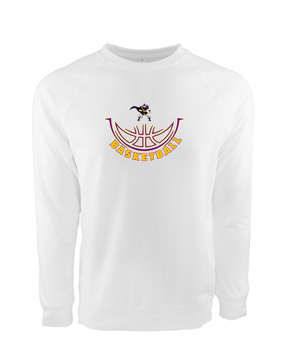 Caledonia HS Girls Basketball Outline - Crewneck Sweatshirt