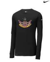 Caledonia HS Girls Basketball Outline - Mens Nike Longsleeve