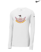 Caledonia HS Girls Basketball Outline - Mens Nike Longsleeve