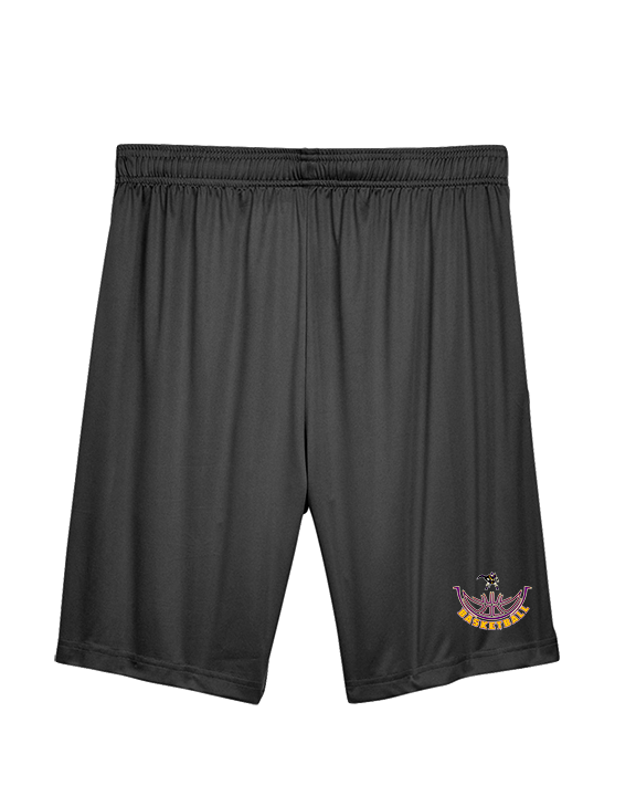 Caledonia HS Girls Basketball Outline - Mens Training Shorts with Pockets
