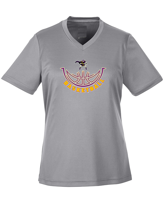 Caledonia HS Girls Basketball Outline - Womens Performance Shirt