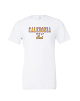 Caledonia HS Girls Golf Block - Tri-Blend Shirt