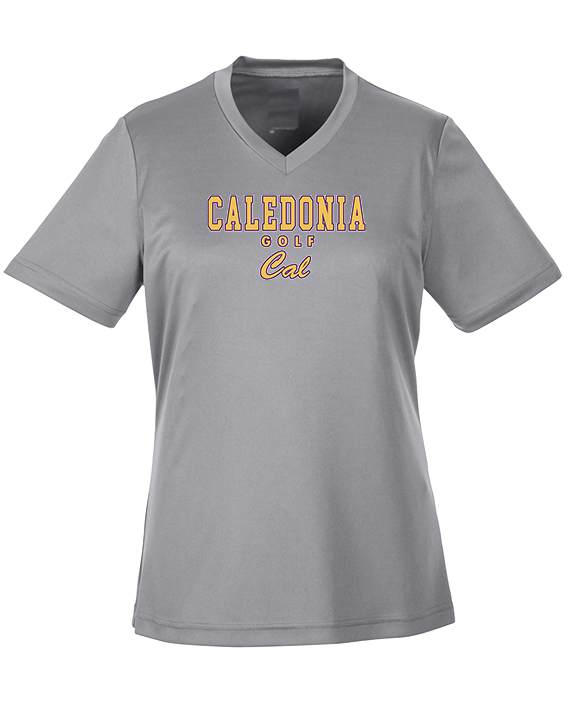 Caledonia HS Girls Golf Block - Womens Performance Shirt