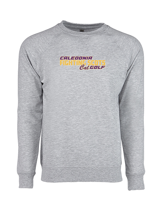 Caledonia HS Girls Golf Bold - Crewneck Sweatshirt
