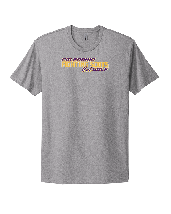 Caledonia HS Girls Golf Bold - Mens Select Cotton T-Shirt