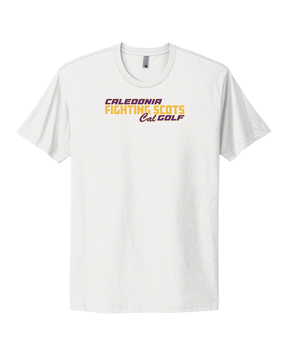 Caledonia HS Girls Golf Bold - Mens Select Cotton T-Shirt