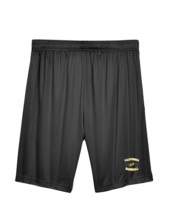 California Baseball Curve - Mens Training Shorts with Pockets