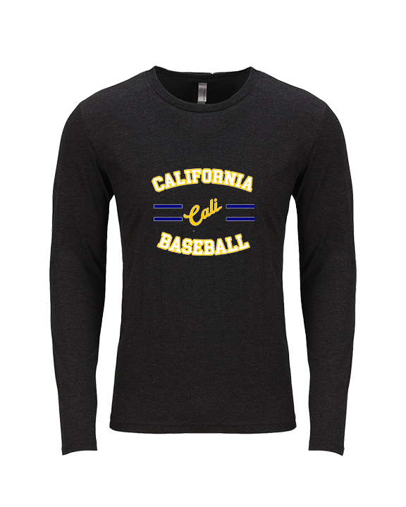 California Baseball Curve - Tri-Blend Long Sleeve