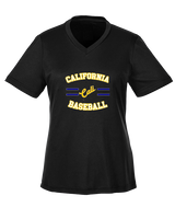 California Baseball Curve - Womens Performance Shirt