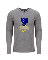 California Baseball Glove - Tri-Blend Long Sleeve