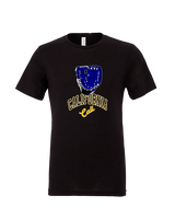 California Baseball Glove - Tri-Blend Shirt