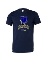 California Baseball Glove 2 - Tri-Blend Shirt