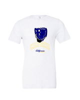 California Baseball Glove 2 - Tri-Blend Shirt