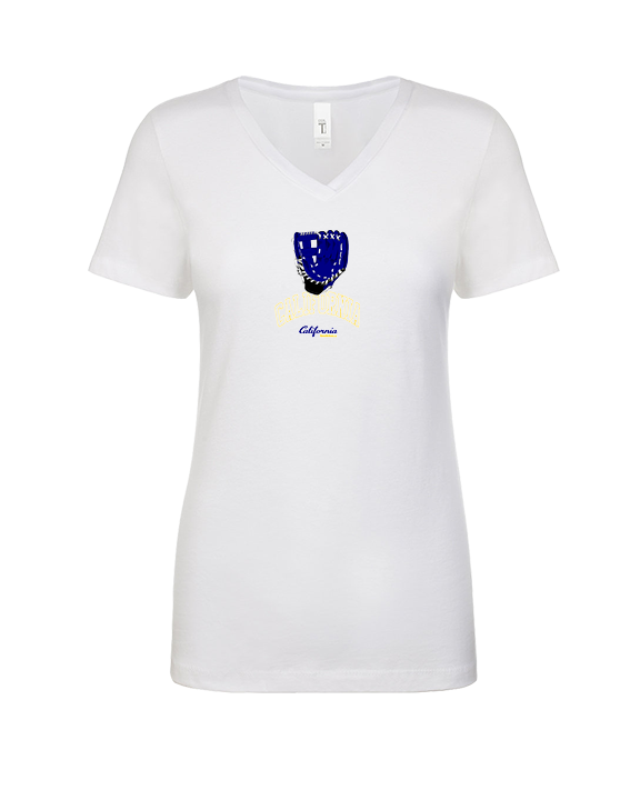 California Baseball Glove 2 - Womens Vneck