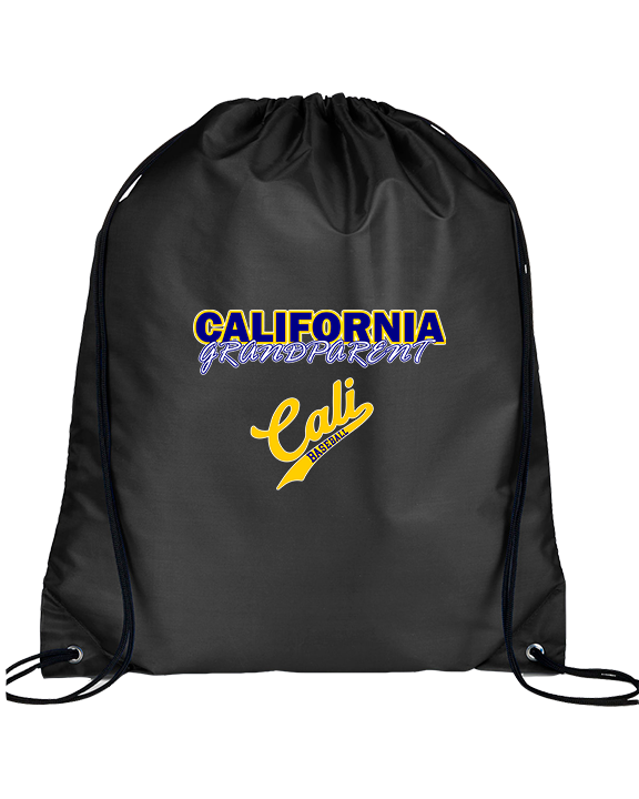 California Baseball Grandparent - Drawstring Bag
