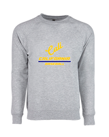 California Baseball Split - Crewneck Sweatshirt