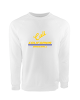 California Baseball Split - Crewneck Sweatshirt