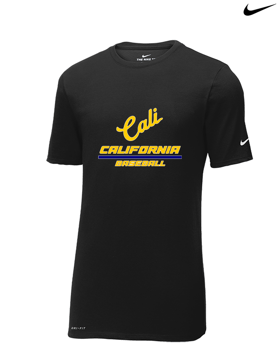 California Baseball Split - Mens Nike Cotton Poly Tee