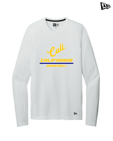California Baseball Split - New Era Performance Long Sleeve