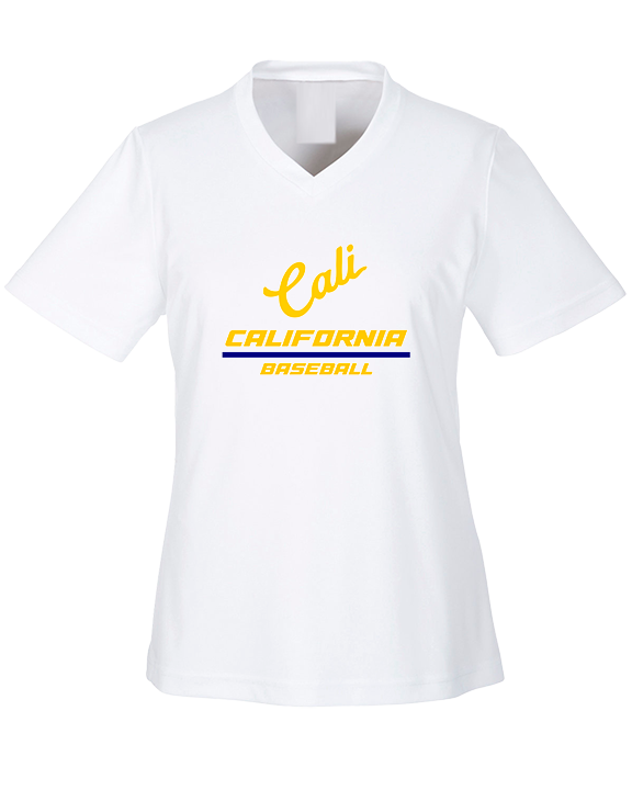 California Baseball Split - Womens Performance Shirt